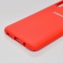 Чехол Silicone Cover FULL for Samsung Galaxy A50 / A50s / A30s (Original Soft Case Красный)